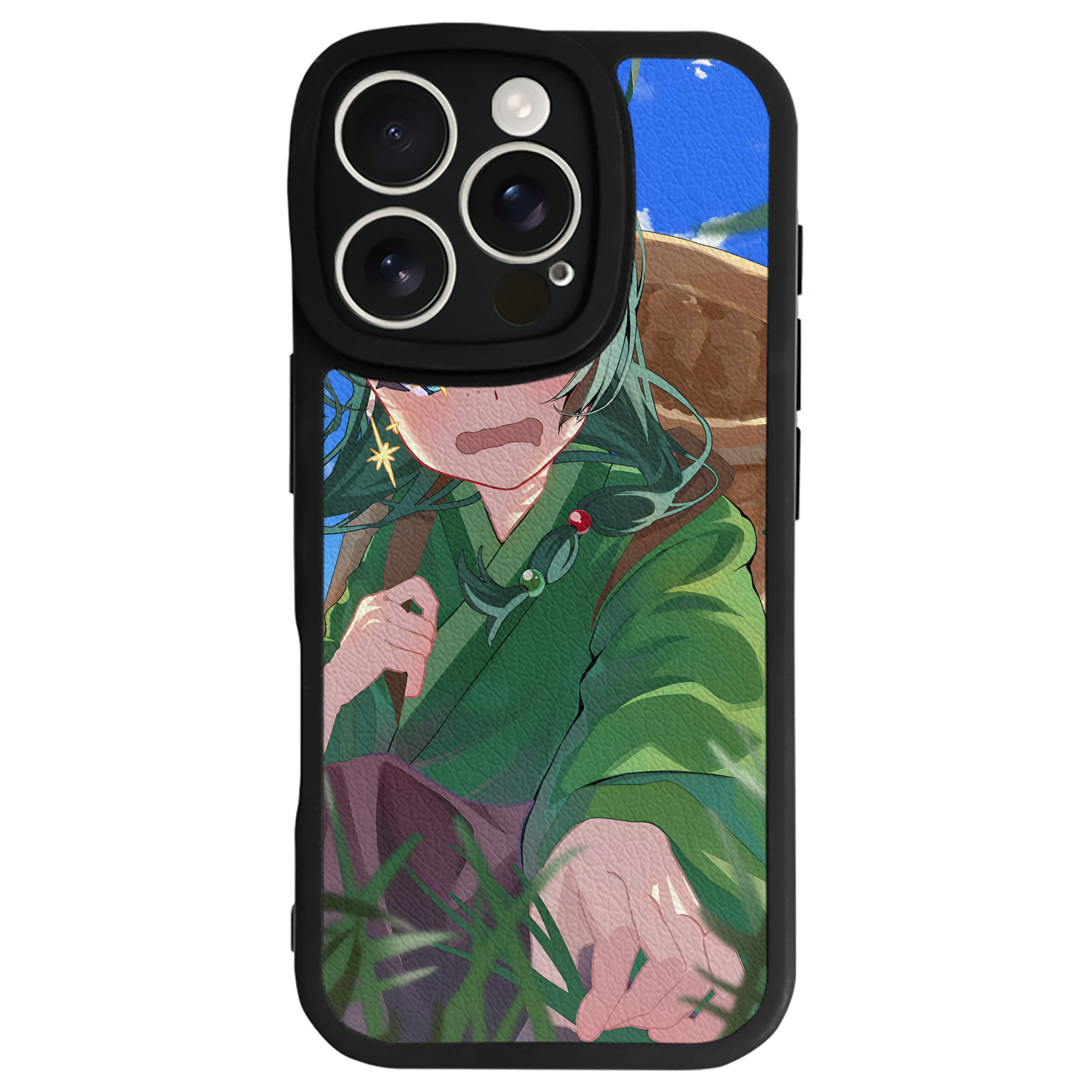 （画像用） 薬屋のひとりごと The Apothecary Diaries 【iPhone 16シリーズ対応】シリコンスマホケース（レザー調） 材質：シリコン